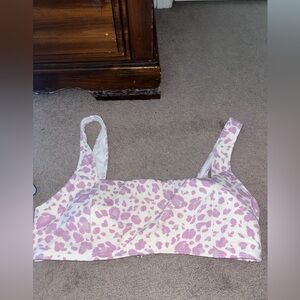 Purple cheetah print top